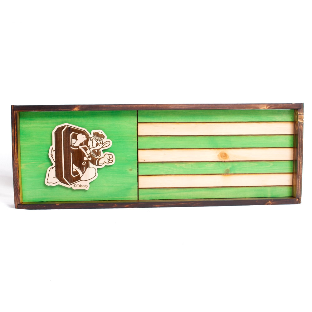 DTO, Timeless Etchings, Brown, Wall Art & Clocks, Wood, Home & Auto, 35"x13"x3.5", Frame, Flag sign, 816395